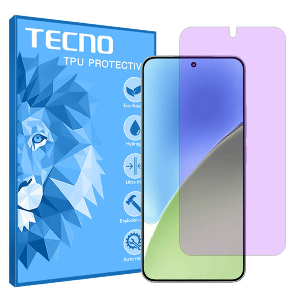 گلس شیائومی 15 Pro مدل هیدروژلی آنتی پرپل برند تکنو کد S