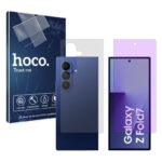 گلس سامسونگ Galaxy Z Fold7 مدل هیدروژلی آنتی پرپل به همراه محافظ پشت برند هوکو کد SS