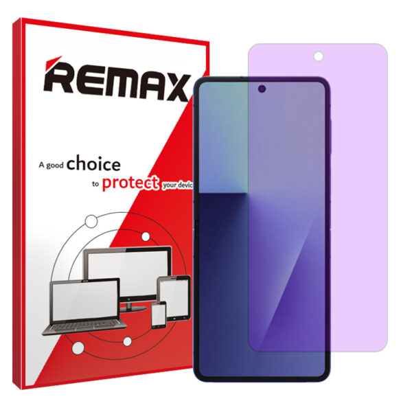 گلس سامسونگ Galaxy Z Flip7 مدل هیدروژلی آنتی پرپل برند ریمکس کد S
