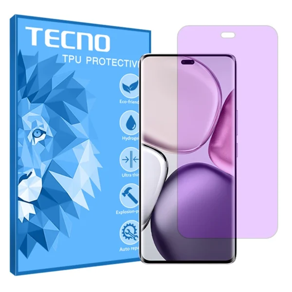 گلس آنر X9C مدل هیدروژلی آنتی پرپل برند تکنو کد S