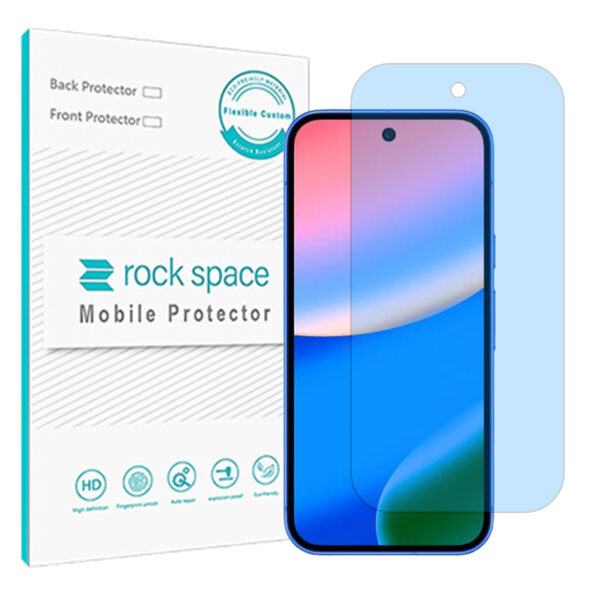 گلس گوگل Pixel 10 مدل نانو هیدروژل آنتی بلو برند راک اسپیس کد S