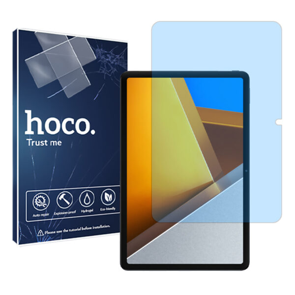 گلس تبلت شیائومی Poco Pad مدل نانو هیدروژل آنتی بلو برند هوکو کد XL
