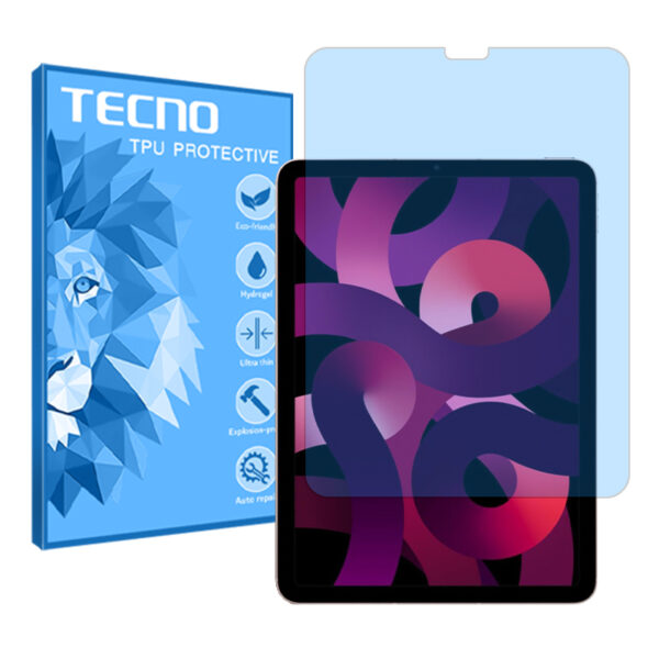 گلس تبلت اپل iPad Air 5 10.9 مدل نانو هیدروژل آنتی بلو برند تکنو کد L