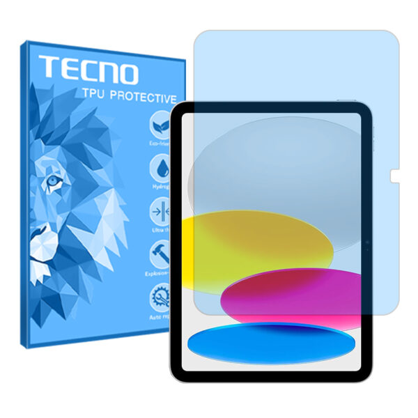گلس تبلت اپل iPad 10.9 (2022) مدل نانو هیدروژل آنتی بلو برند تکنو کد L