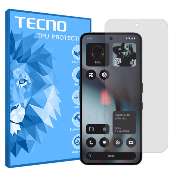 گلس ناتینگ Phone (3) مدل هیدروژلی شفاف برند تکنو کد S