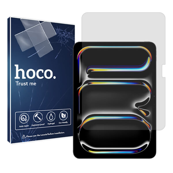 گلس تبلت اپل iPad Pro 11 (2024) مدل نانو هیدروژل مات برند هوکو کد Lگلس تبلت اپل iPad Pro 11 (2024) مدل نانو هیدروژل مات برند هوکو کد L
