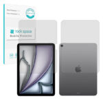 گلس صفحه نمایش و پشت تبلت اپل iPad Air 11 (2025) مدل نانو هیدروژل مات برند راک اسپیس کد LL