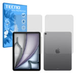 گلس صفحه نمایش و پشت تبلت اپل iPad Air 11 (2025) مدل هیدروژلی شفاف برند تکنو کد LL