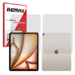 گلس صفحه نمایش و پشت تبلت اپل iPad Air 11 (2024) مدل هیدروژلی مات برند ریمکس کد LL