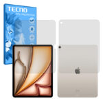 گلس صفحه نمایش و پشت تبلت اپل iPad Air 11 (2024) مدل هیدروژلی مات برند تکنو کد LL