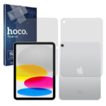 گلس صفحه نمایش و پشت تبلت اپل iPad 10.9 (2022) مدل شفاف برند هوکو کد LL