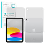 گلس صفحه نمایش و پشت تبلت اپل iPad 10.9 (2022) مدل نانو هیدروژل مات برند راک اسپیس کد LL