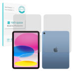 گلس صفحه نمایش و پشت تبلت اپل iPad 11 (2025) مدل نانو هیدروژل شفاف برند راک اسپیس کد LL
