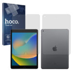 گلس صفحه نمایش و پشت تبلت اپل iPad 10.2 (2021) مدل شفاف برند هوکو کد LL