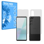 گلس صفحه نمایش و پشت گوشی سونی Xperia 1 VI مدل هیدروژلی شفاف برند تکنو کد SS