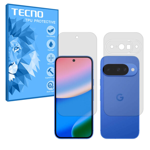 گلس صفحه نمایش و پشت گوشی گوگل Pixel 10 مدل هیدروژلی مات برند تکنو کد SS
