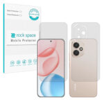 گلس صفحه نمایش و پشت گوشی آنر Honor 400 5g مدل نانو هیدروژل شفاف برند راک اسپیس کد SS