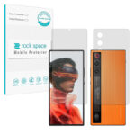 گلس صفحه نمایش و پشت گوشی زد تی ای nubia RedMagic 10 Air مدل نانو هیدروژل شفاف برند راک اسپیس کد SS