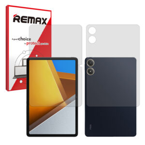گلس صفحه نمایش و پشت تبلت شیائومی Poco Pad مدل هیدروژلی شفاف برند ریمکس کد XLXL
