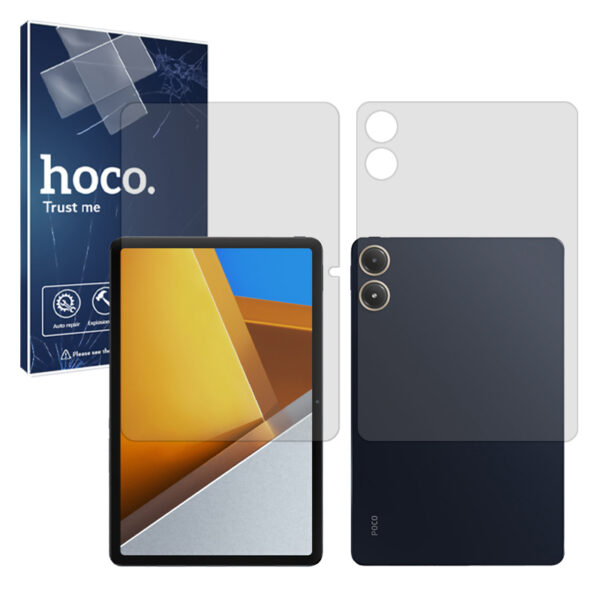 گلس صفحه نمایش و پشت تبلت شیائومی Poco Pad مدل مات برند هوکو کد XLXL