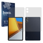گلس صفحه نمایش و پشت تبلت شیائومی Poco Pad مدل شفاف برند هوکو کد XLXL