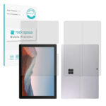 گلس صفحه نمایش و پشت تبلت مایکروسافت Surface Pro 7 مدل نانو هیدروژل مات برند راک اسپیس کد XLXL