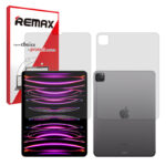 گلس صفحه نمایش و پشت تبلت اپل iPad Pro 12.9 (2022) مدل هیدروژلی شفاف برند ریمکس کد XLXL