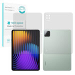 گلس صفحه نمایش و پشت تبلت شیائومی Pad 7 مدل نانو هیدروژل شفاف برند راک اسپیس کد LL