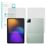 گلس صفحه نمایش و پشت تبلت شیائومی Pad 7 Pro مدل نانو هیدروژل مات برند راک اسپیس کد LL