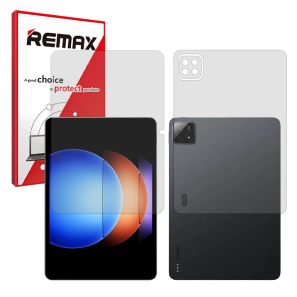 گلس صفحه نمایش و پشت تبلت شیائومی Pad 6S Pro مدل هیدروژلی مات برند ریمکس کد XLXL