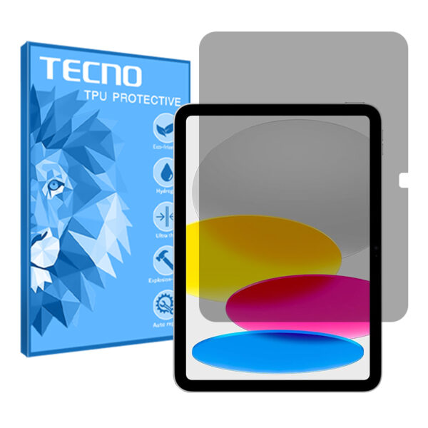 گلس تبلت اپل iPad 10.9 (2022) مدل هیدروژلی پرایوسی برند تکنو کد L