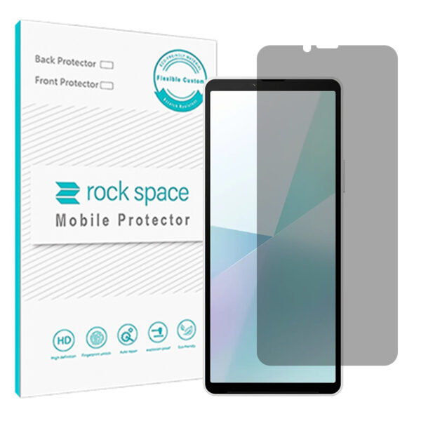 گلس سونی Xperia 1 VI مدل نانو هیدروژل پرایوسی برند راک اسپیس کدS