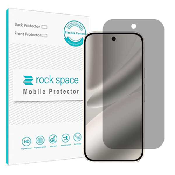 گلس سونی گوگل Pixel 10 Pro XL مدل نانو هیدروژل پرایوسی برند راک اسپیس کدS