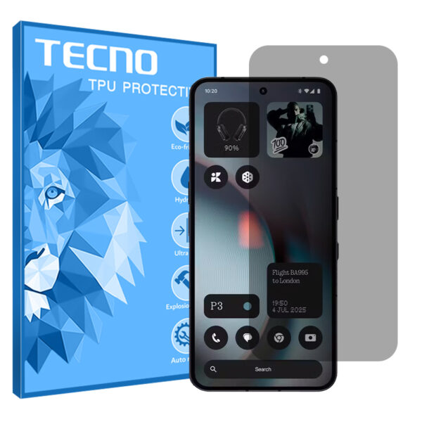 گلس ناتینگ Phone (3) مدل هیدروژلی پرایوسی برند تکنو کد S