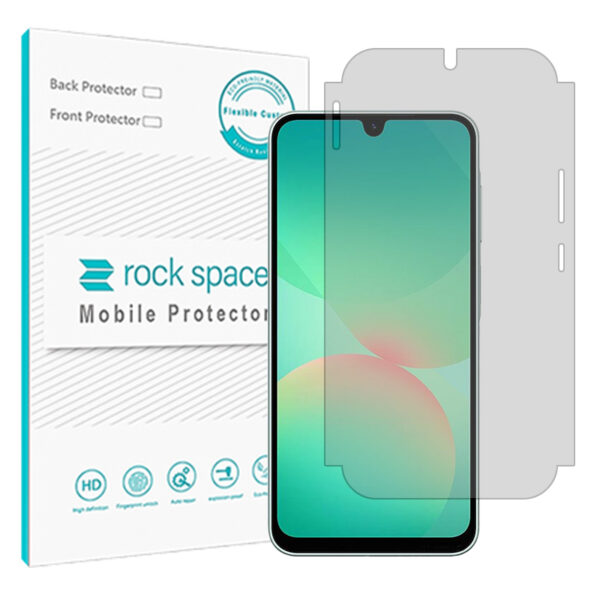 گلس سامسونگ Galaxy A26 مدل نانو هیدروژل شفاف برند راک اسپیس کد M