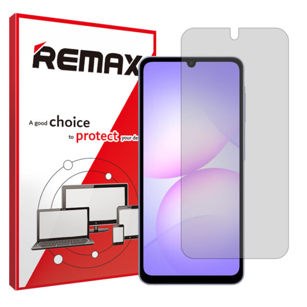 گلس سامسونگ Galaxy A07 مدل هیدروژلی شفاف برند ریمکس کد S
