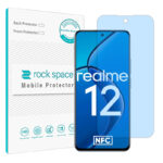 گلس ریلمی Realme 12 5G مدل نانو هیدروژل آنتی بلو برند راک اسپیس کد S