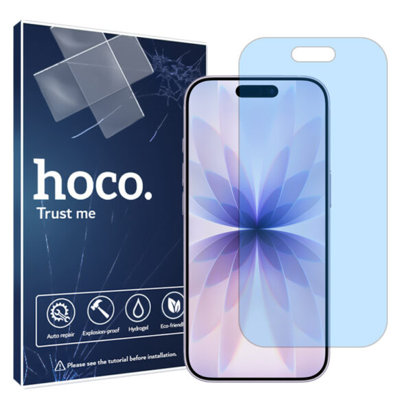 گلس اپل iPhone 17 مدل هیدروژلی آنتی بلو برند هوکو کد S