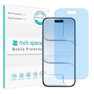 گلس اپل iPhone 17 Air مدل نانو هیدروژل آنتی بلو برند راک اسپیس کد S