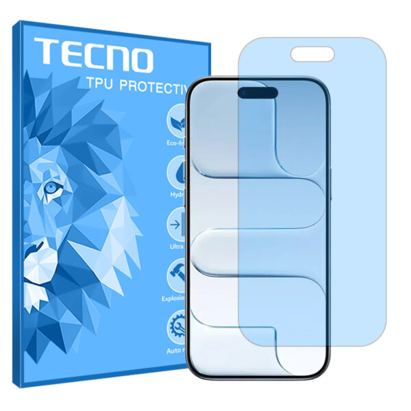 گلس اپل iPhone 17 Air مدل هیدروژلی آنتی بلو برند تکنو کد S