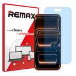 گلس اپل iPhone 17 Pro Max مدل هیدروژلی آنتی بلو برند ریمکس کد S