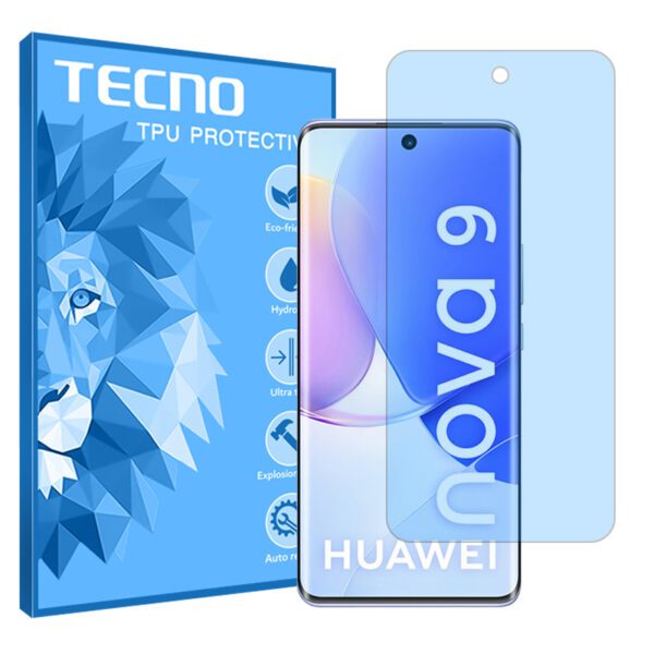 گلس هوآوی nova 9 مدل هیدروژلی مات آنتی بلو برند تکنو کد S