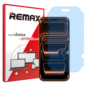 گلس اپل iPhone 17 Pro مدل آنتی بلو برند ریمکس کد M