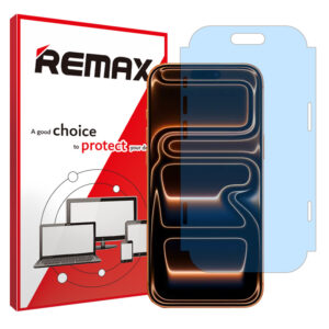 گلس اپل iPhone 17 Pro Max مدل آنتی بلو برند ریمکس کد M