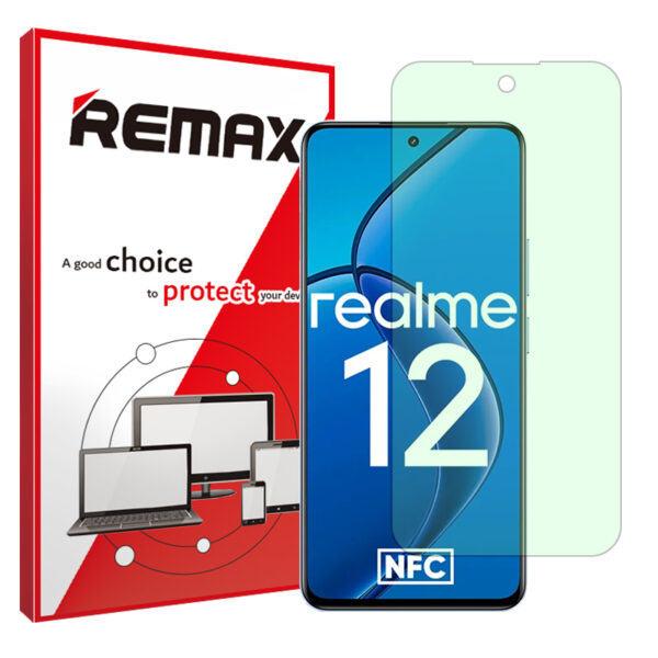 گلس ریلمی Realme 12 5G مدل گرین لایت برند ریمکس کد S