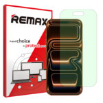 گلس اپل iPhone 17 Pro Max مدل گرین لایت برند ریمکس کد S