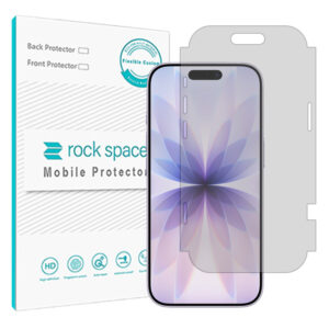 گلس اپل iPhone 17 مدل نانو هیدروژل شفاف برند راک اسپیس کد M