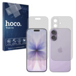 گلس صفحه نمایش و پشت گوشی اپل iPhone 17 مدل مات برند هوکو کد SS