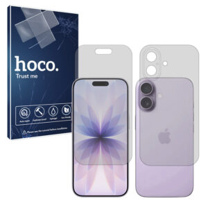 گلس صفحه نمایش و پشت گوشی اپل iPhone 17 مدل مات برند هوکو کد SS