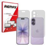 گلس صفحه نمایش و پشت گوشی اپل iPhone 17 مدل هیدروژلی مات برند ریمکس کد SS